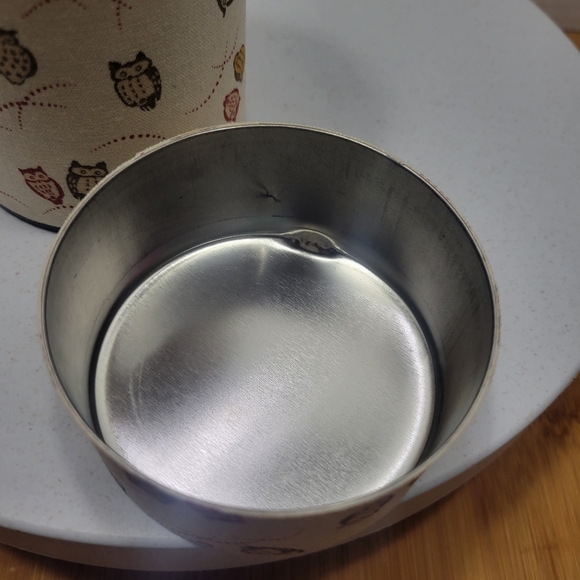 Oriental Tea Canister Tea Caddy Japanese Style Owls - Picture 10 of 14